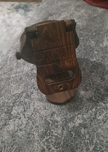 Kahverengi Ahşap Dekoratif Masa Saati - Görsel 6