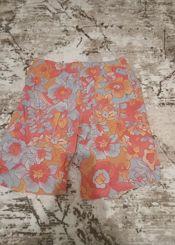 Çiçek Desenli Bohem Mini Şort - Görsel 3