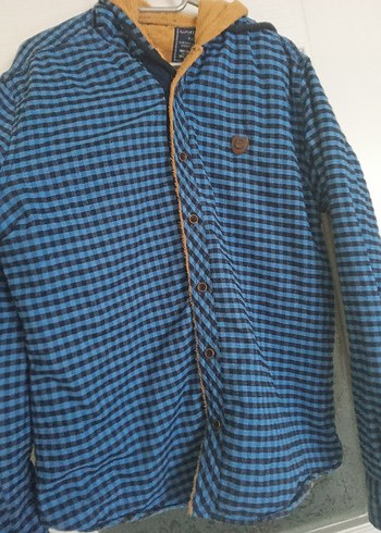 Erkek Lacivert Düğmeli Uzun Kollu Gömlek - Görsel 2