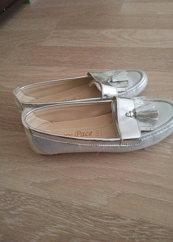 Gri Püsküllü Modern Klasik Loafer - Görsel 3