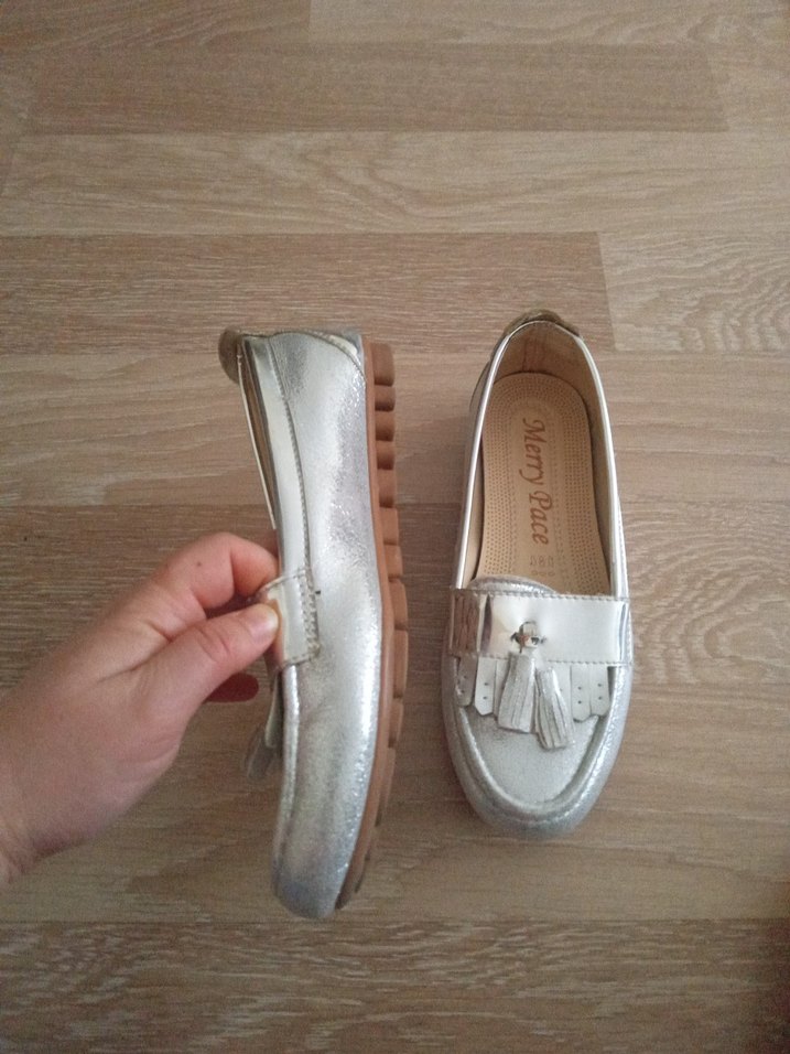 Gri Püsküllü Modern Klasik Loafer - Görsel 4