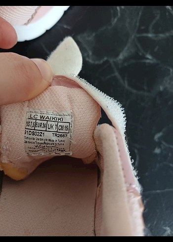 Kız Çocuk Pembe Cırt Cırtlı Spor Ayakkabı - Görsel 3