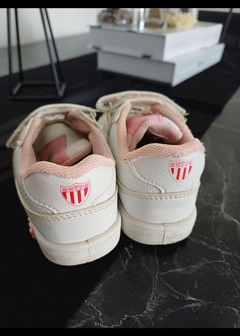 U.S. Polo Kız Çocuk Beyaz Cırt Cırtlı Spor Ayakkabı - Görsel 3