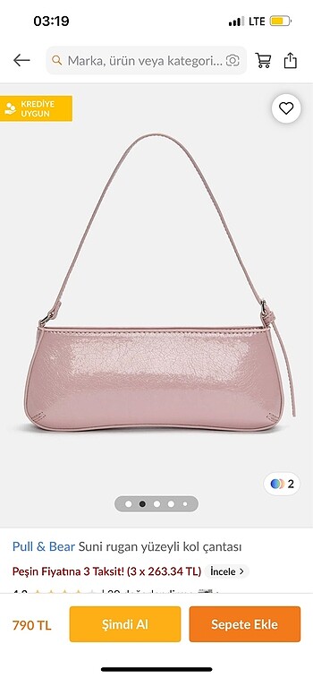 bershka çanta