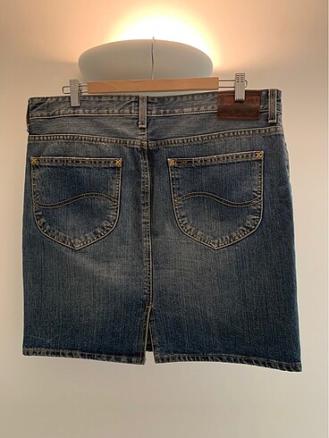 32 Beden mavi Renk Lee Denim Kot Etek