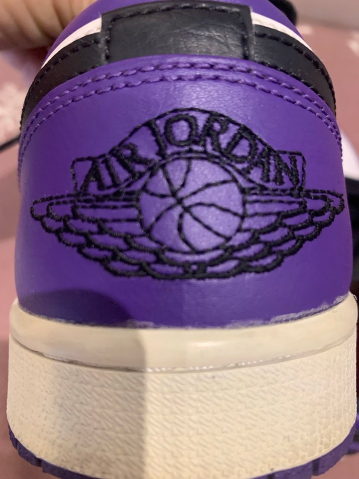 AIR JORDAN 1 COURT  PURPLE  Ayakkabı - Görsel 3