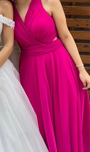 Fuşya Abiye