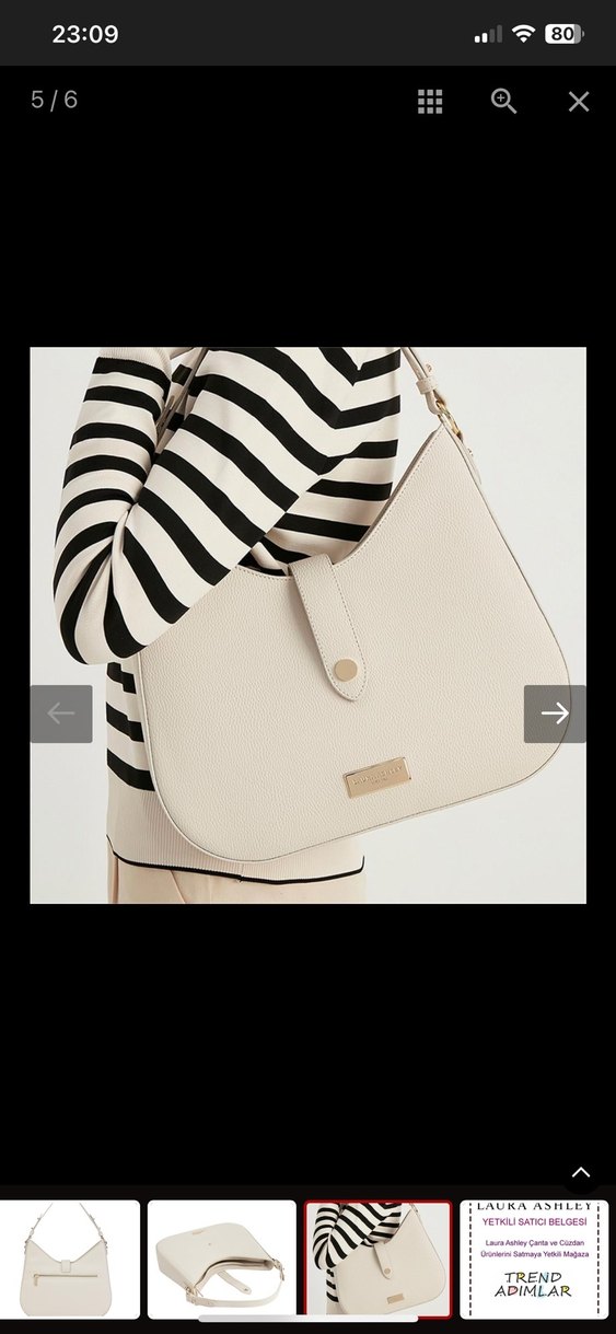Laura Ashley Orijinal çanta - Görsel 5