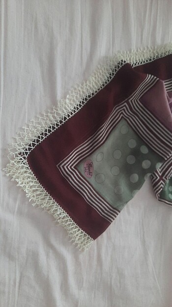 Beden bordo Renk Oyalı Yazma