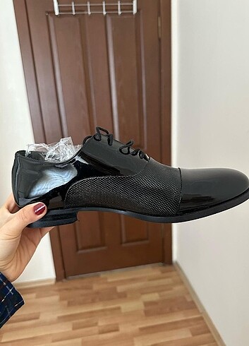 42 Beden Sıfır damat ayakkabı seti