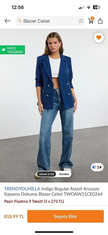Blazer ceket