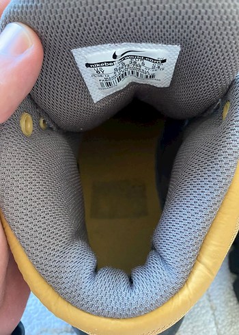 38 Beden sarı Renk Nike Sarı Süet Bağcıklı Outdoor Bot