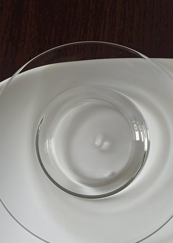 Beden beyaz Renk Paşabahçe Heybeliada çay tabağı yeni 4 adet
