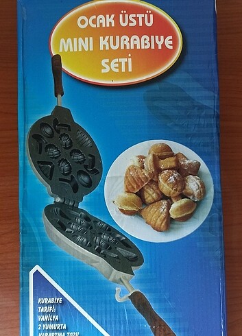 Ocak üstü mini kurabiye seti döküm
