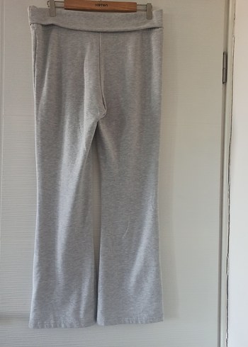 Gri Kadın Pamuklu  Eşofman Altı Hamilelikte de kullanılabilir - Görsel 3