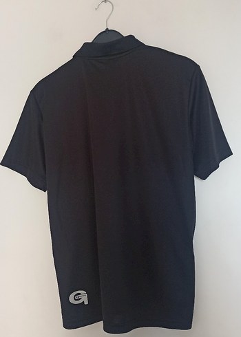 Siyah Polo Yaka Kısa Kollu Erkek Tişört - Görsel 3