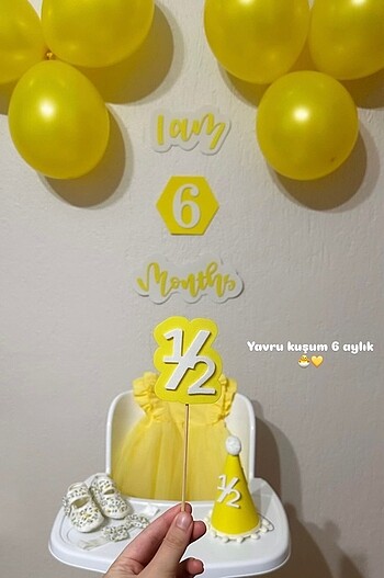 Yarım yaş parti süsü