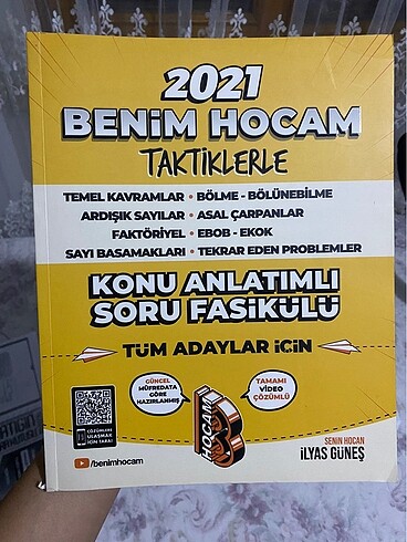 MATEMATİK SORU BANKASI BENİM HOCAM