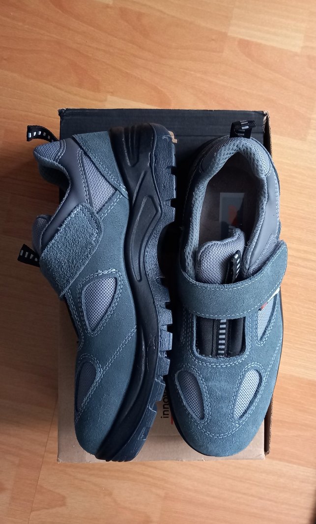 Gri Erkek İş Ayakkabısı Cırt Cırtlı - Görsel 3