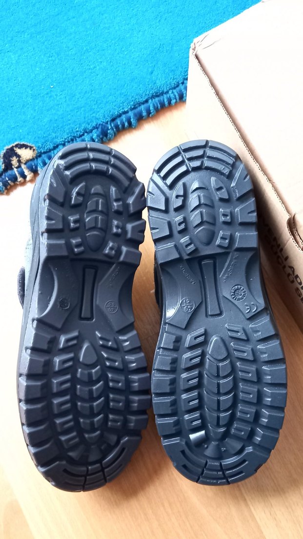 Gri Erkek İş Ayakkabısı Cırt Cırtlı - Görsel 5