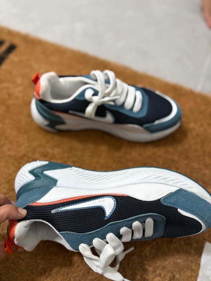 Renkli Bağcıklı Kadın Spor Ayakkabı - Görsel 5