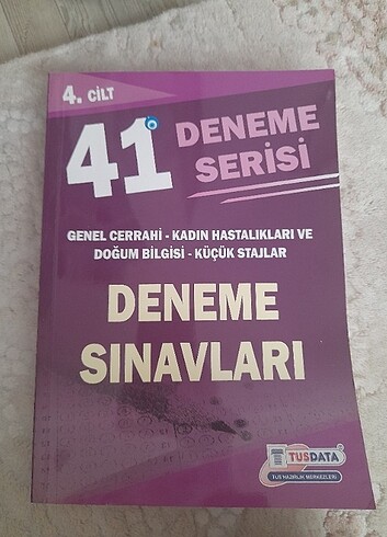 Beden Tusdata 41 deneme serisi 4 lü set