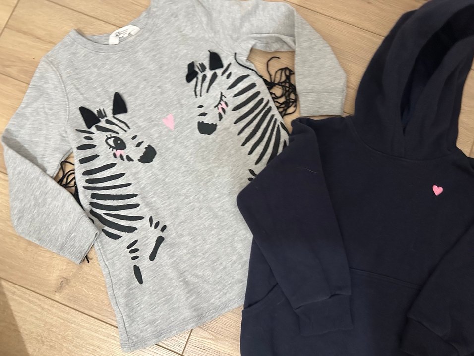 HM 4/6yaş 2 li sweatshirt - Görsel 4