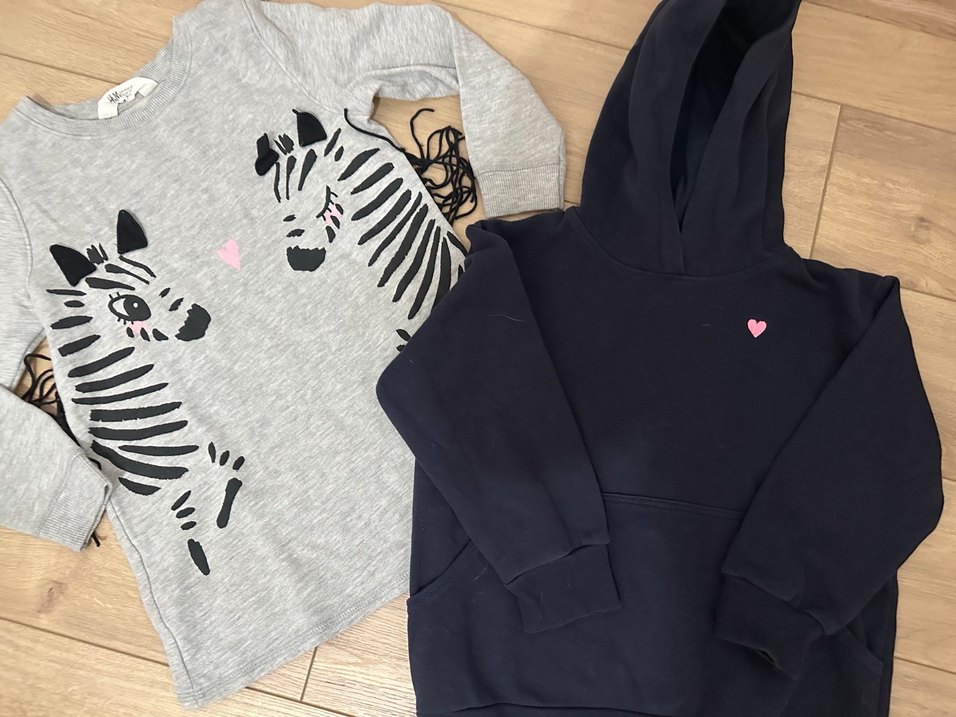 HM 4/6yaş 2 li sweatshirt - Görsel 3