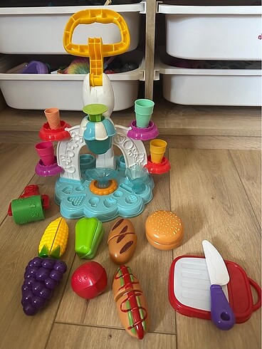Beden Renk Play-doh dondurma dükkanı