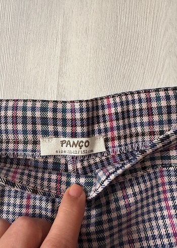 Panço 7/8 yaş Kız çocuk Gri Pantolon - Görsel 4
