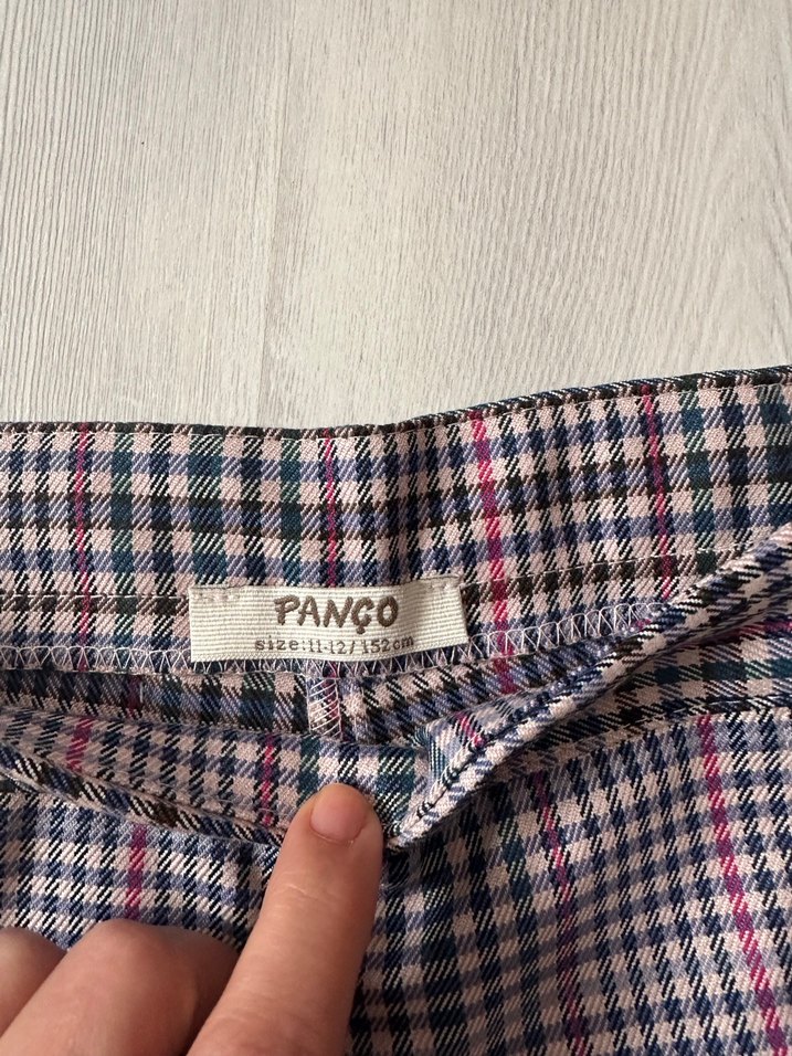 Panço 7/8 yaş Kız çocuk Gri Pantolon - Görsel 4