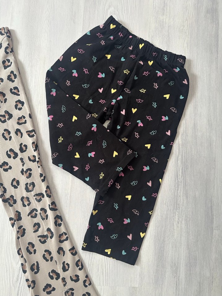 Zara&lcw 6/7 yaş tayt LCW kapri leopar olan zara sorunu yoktur - Görsel 3