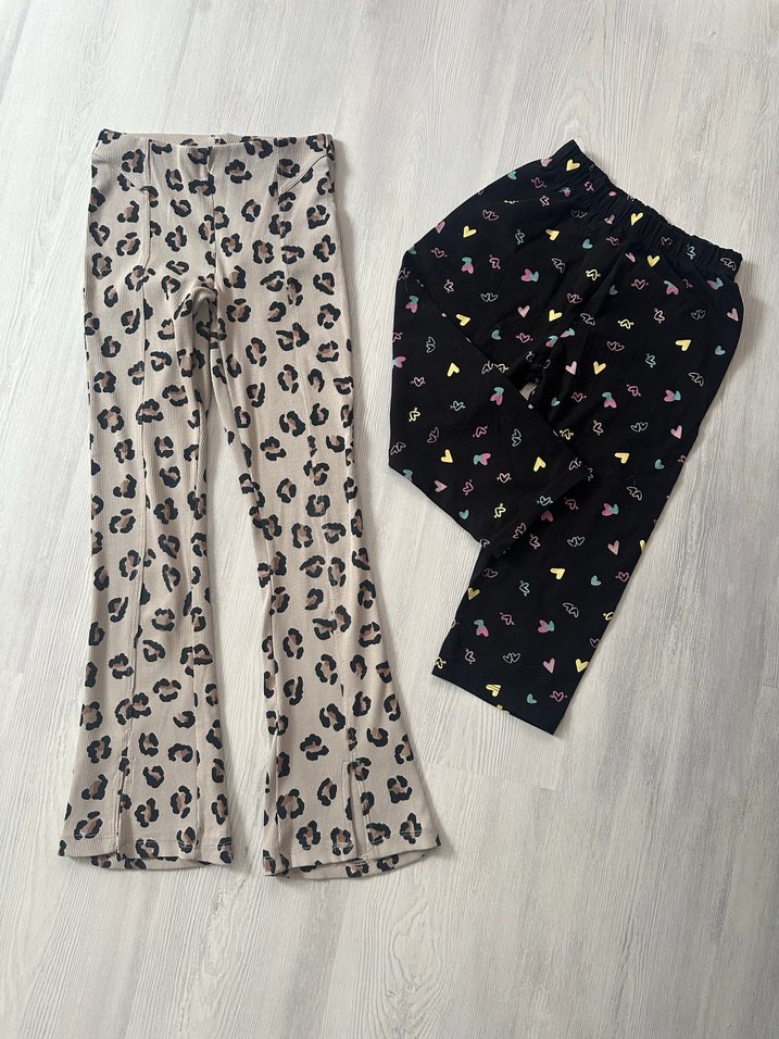 Zara&lcw 6/7 yaş tayt LCW kapri leopar olan zara sorunu yoktur - Görsel 2