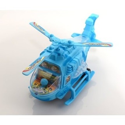 Mavi Işıklı Müzikli Hareketli Pilli Oyuncak Helikopter 