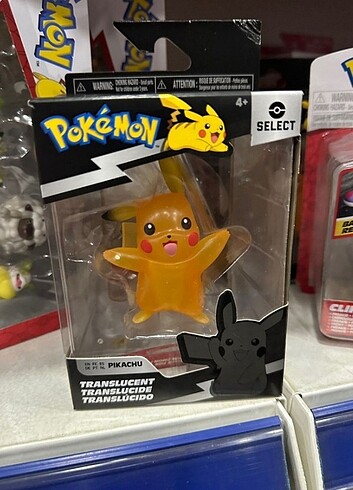 Pokemon Select Seri Saydam Figür Pikachu 