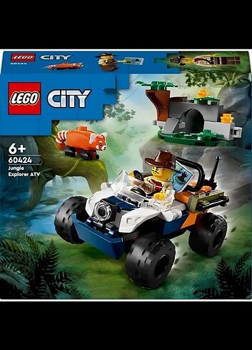 Lego City Orman Kaşifinin Atv li Kırmızı