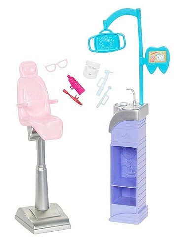  Beden Renk Barbie Diş Doktoru Oyun Seti 