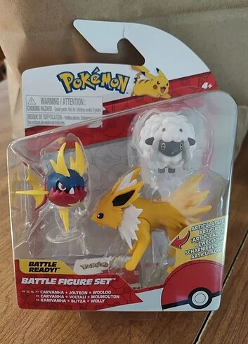 Pokemon Battle 3'lü Figür Seti 