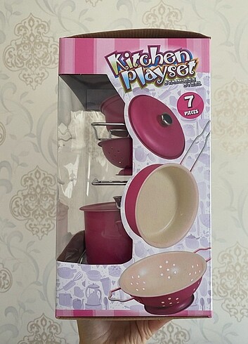 Fisher Price 7 Parça Rafli Emaye Tencere Oyun Seti