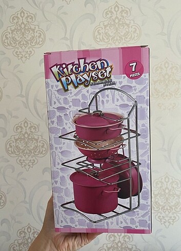  Beden 7 Parça Rafli Emaye Tencere Oyun Seti