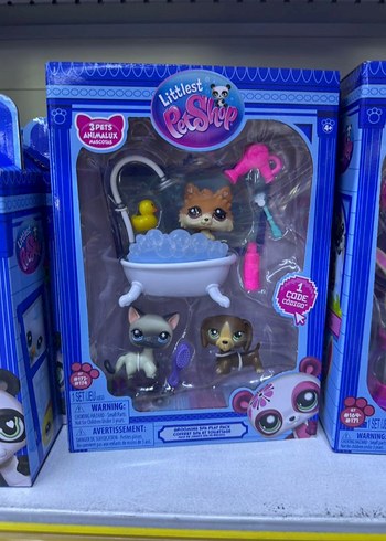 Littlest Pet Shop Pastel Mavi Aksiyon Figür Seti