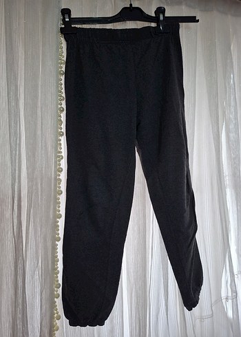 Diğer Siyah Rahat Jogger Pantolon