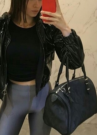 Siyah rugan ceket