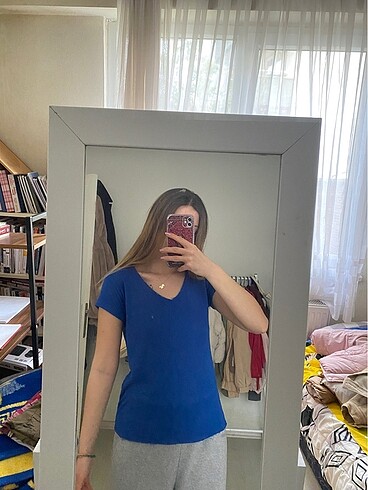 xs Beden çeşitli Renk BLUZ KAZAK TAY