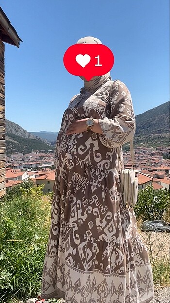 m Beden Uzun elbise