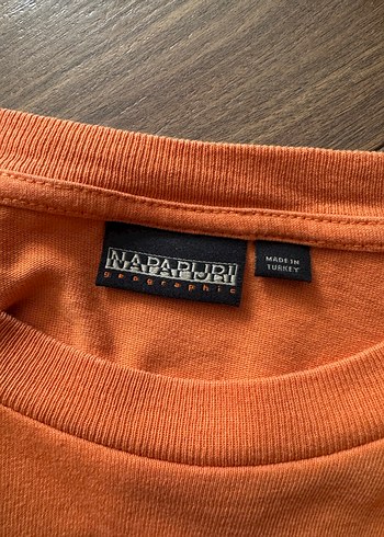 Napapijri Turuncu Tişört - Görsel 3