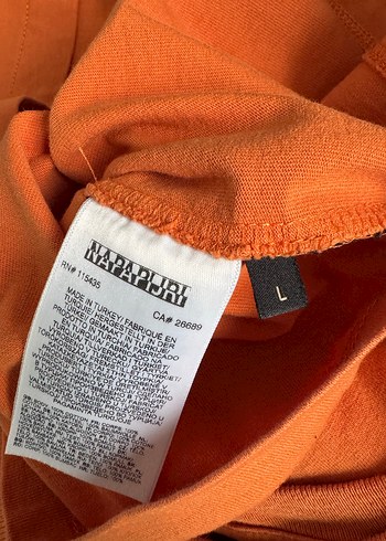 Napapijri Turuncu Tişört - Görsel 4