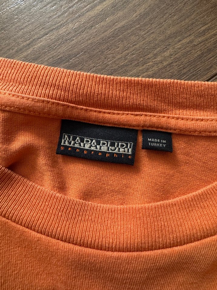 Napapijri Turuncu Tişört - Görsel 3