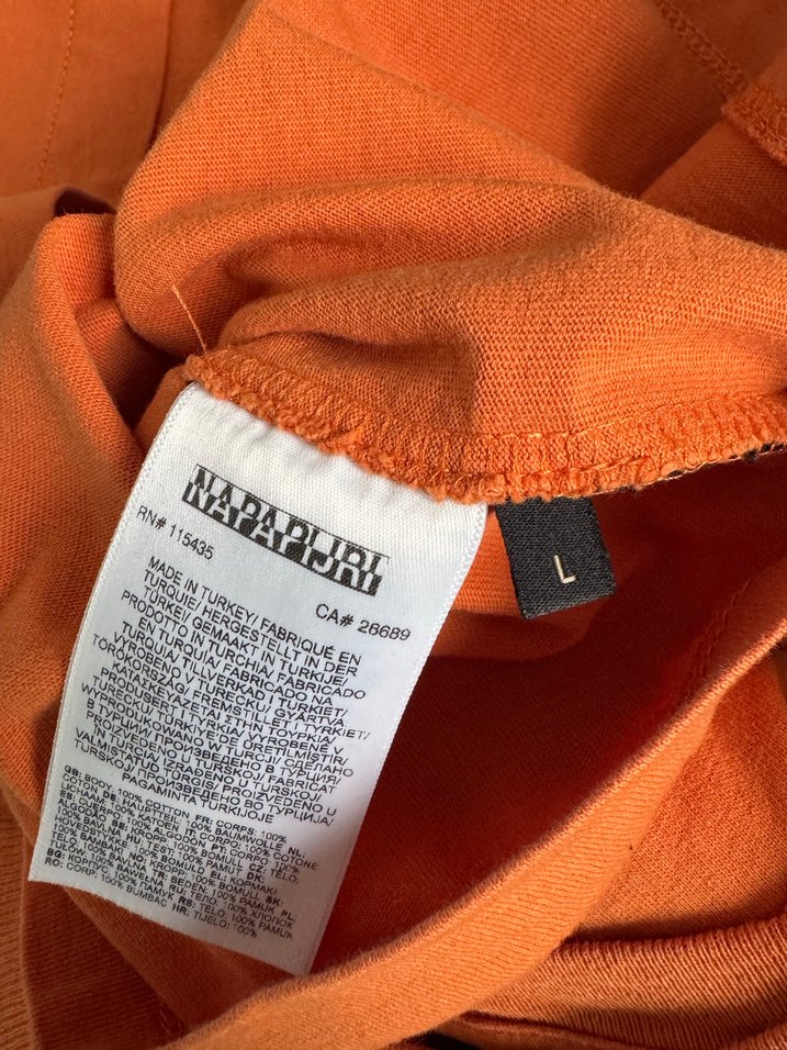 Napapijri Turuncu Tişört - Görsel 4