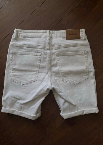 Pull & Bear Beyaz Şort - Görsel 2